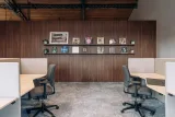 Miniatuur van Houten wandpaneel TG - Walnut Brown Clicwall
