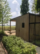 Miniatuur van Vuren poolhouse gebinte - 400 x 800 cm