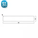 Miniatuur van Thermo ayous latten - 12 cm breed