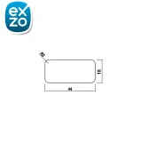 Miniatuur van Thermo ayous latten - 4,4 cm breed