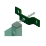 Miniatuur van Metalen gaaspoort Grace - Groen