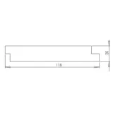 Miniatuur van Thermowood Z-profiel Black - Multi