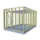 Miniatuur van Vuren tuinhuis gebinte - 300 x 400 cm
