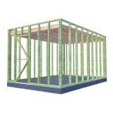 Miniatuur van Vuren tuinhuis gebinte - 300 x 500 cm