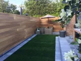 Miniatuur van Tuinwand Thermo Ayous effen horizontaal