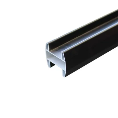 Aluminium aluflex gleufpaal - 21 mm
