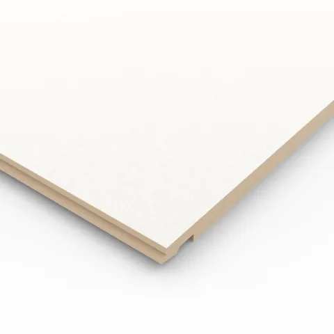 Houten wandpaneel TG - Front White Clicwall