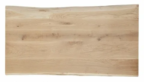 Eiken boomstamtafel(blad)