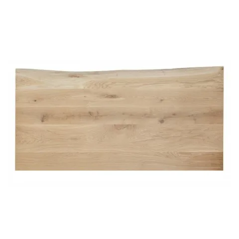 Eiken wandplank boomstam - 20 cm diep