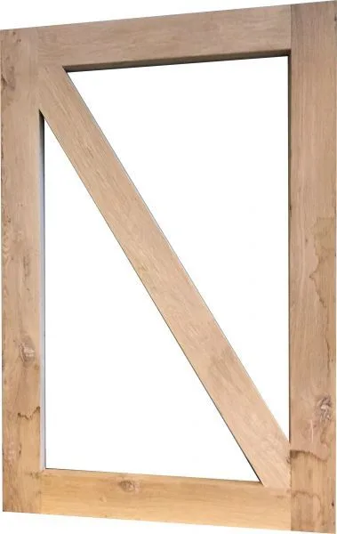 Eiken deurkader - licht model