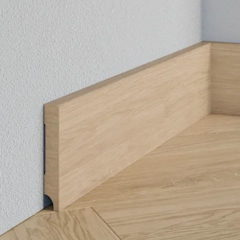 Eiken plint 'Belgrado' - 12 mm dik