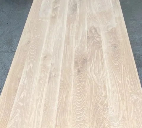 Eiken eettafel/tafelblad - rechthoekig