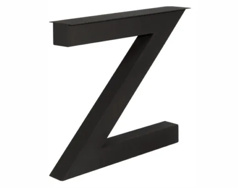 Zwart metalen onderstel - Model Z