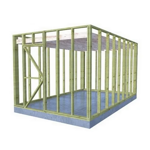 Vuren tuinhuis gebinte - 300 x 400 cm