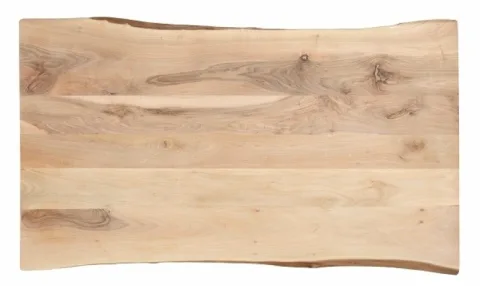 Walnoten eettafel/tafelblad boomstam - 220 cm lang