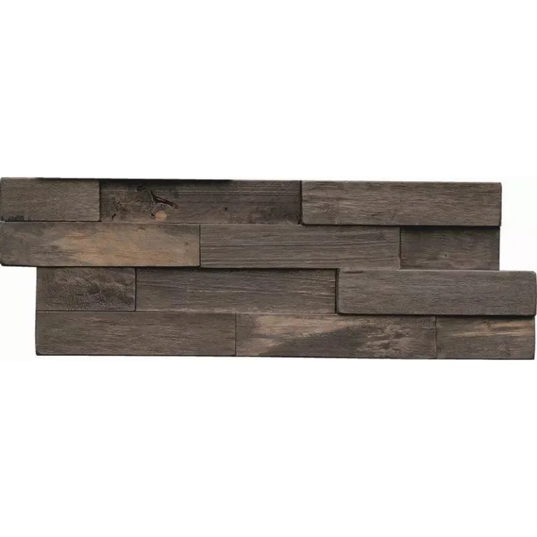 3D houtstrip - Steel Grey