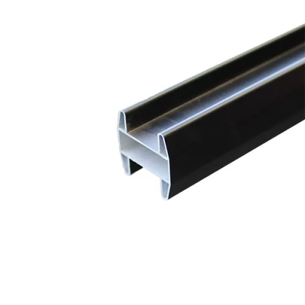 Aluminium aluflex gleufpaal - 21 mm