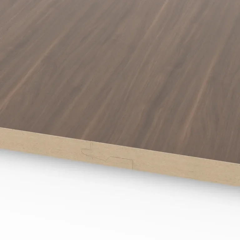 Houten wandpaneel TG - Walnut Brown Clicwall