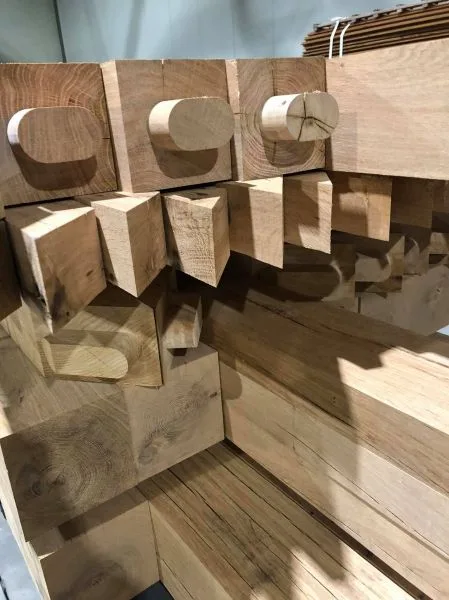 Eiken bijgebouw gebinte Menton - 300 x 600 cm