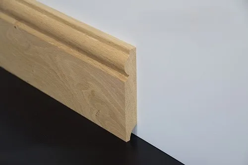 Eiken plint 'Parijs' - 15 mm dik