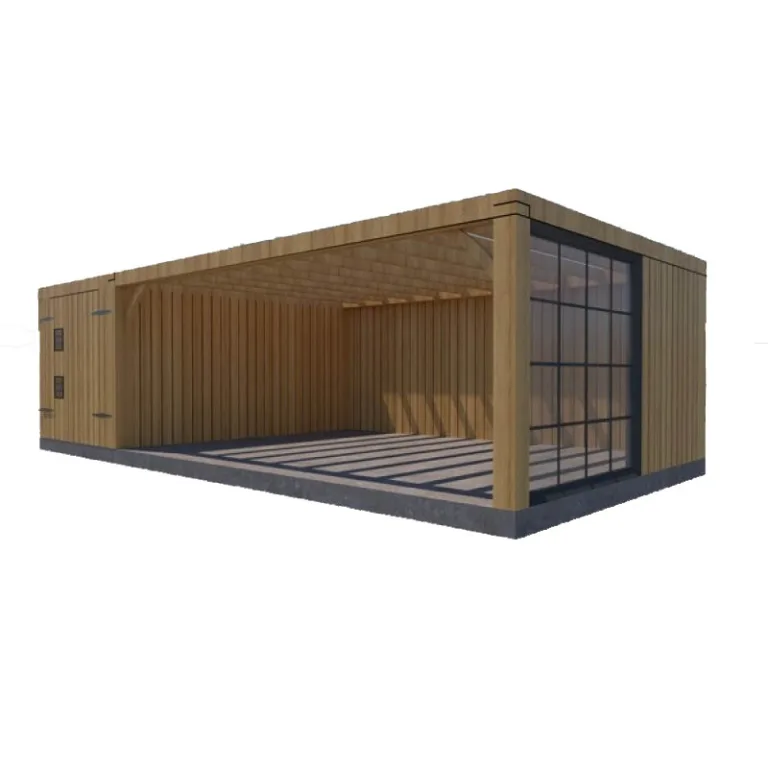 Vuren poolhouse gebinte - 400 x 800 cm