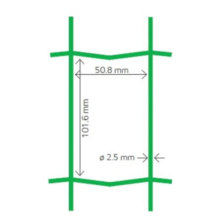 Gelaste tuindraad - groen