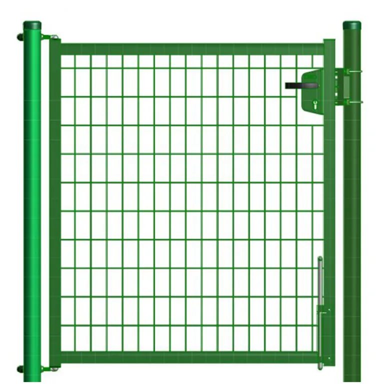 Metalen gaaspoort Grace - Groen