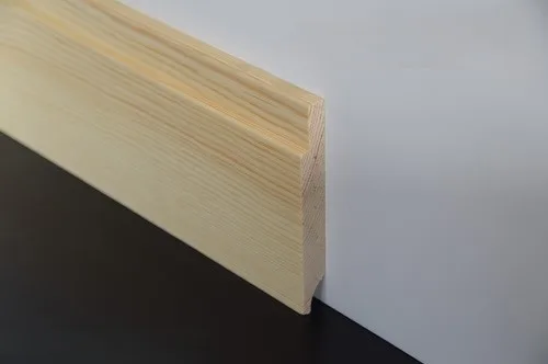 Grenen plint 'Dallas' - 15 mm dik