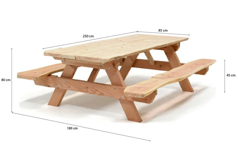 Douglas picknickbank - Nature - 250 cm