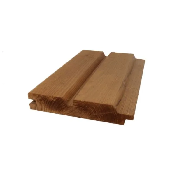 Thermowood dubbel blokprofiel - 26mm dik