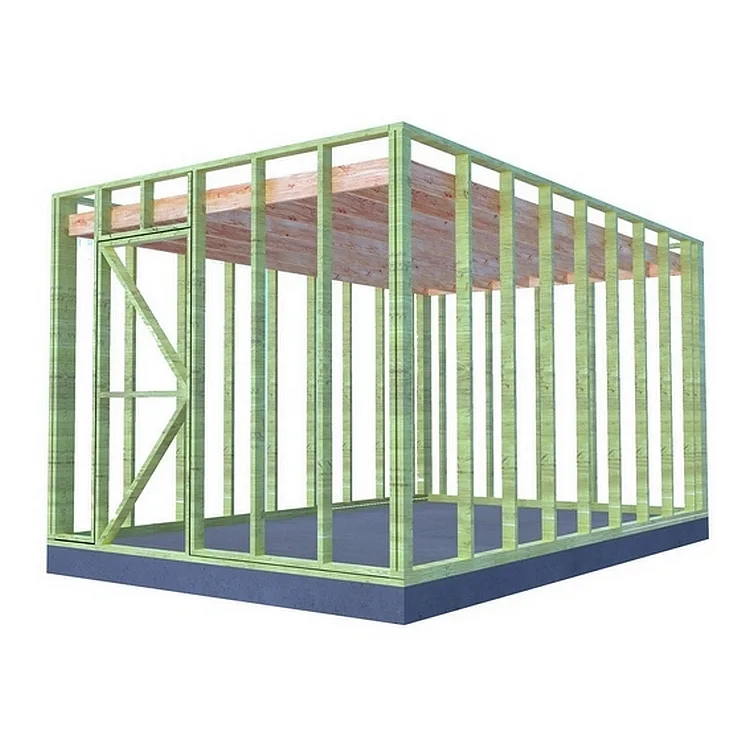 Vuren tuinhuis gebinte - 300 x 500 cm