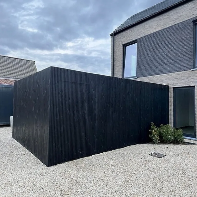 Vuren tuinhuis gebinte - 400 x 600 cm