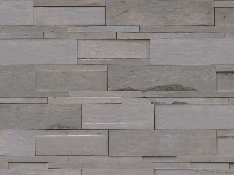 3D houtstrip - Granite Grey