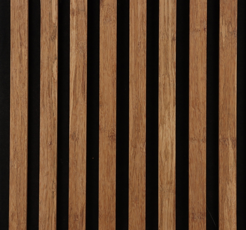 Bamboe akoestisch wandpaneel - Caramel