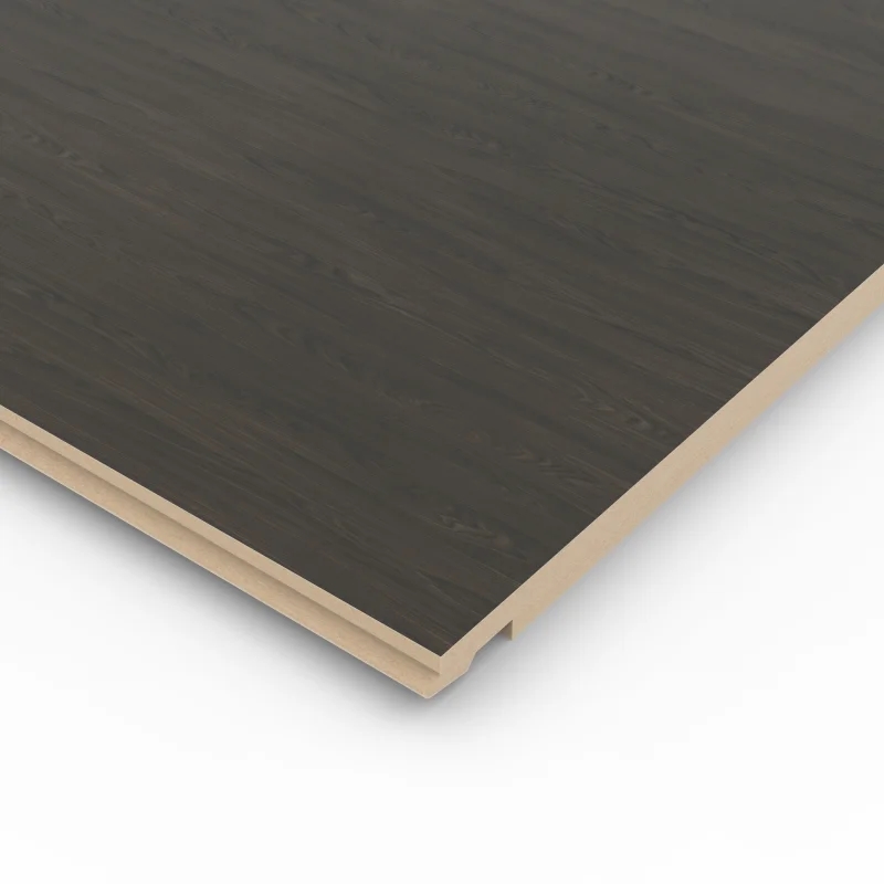 Houten wandpaneel TG - Café Noir Clicwall