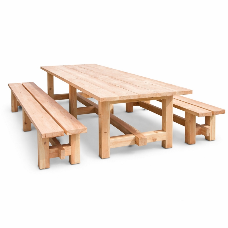 Tuintafel douglas - 400 cm