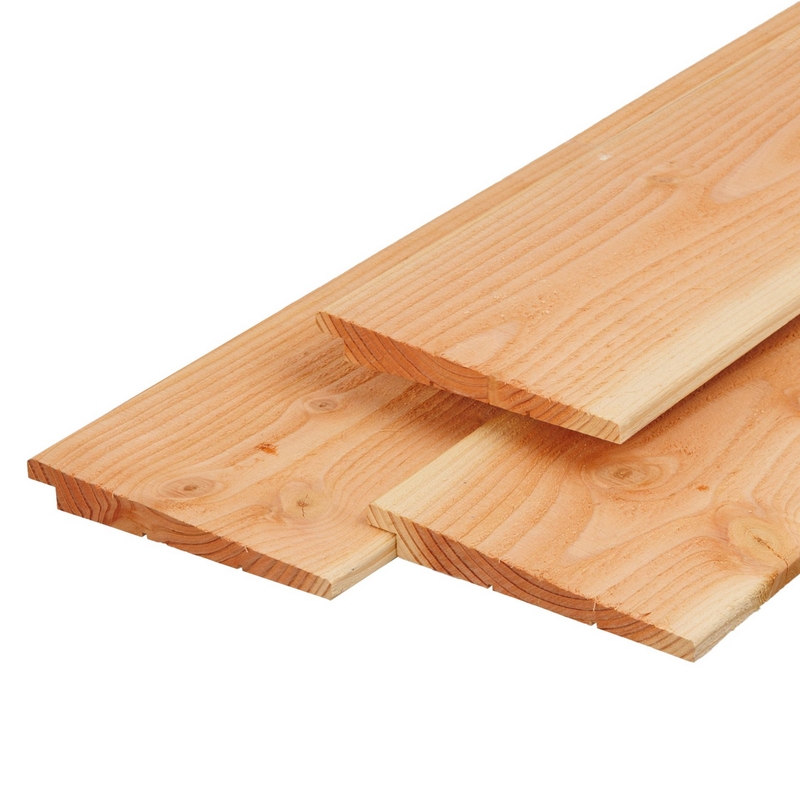 Douglas siding geschaafd - 18 cm breed