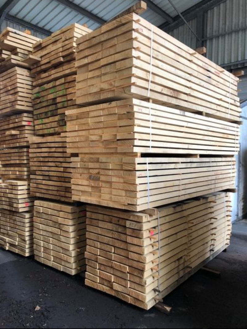 Eiken kepers fijnbezaagd - 5,2 x 5 cm - KD