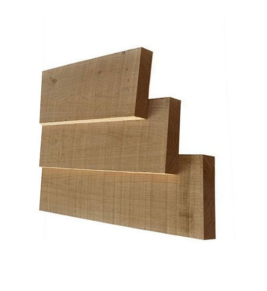 Eiken planken AD - 22,5 cm breed - fijnbezaagd