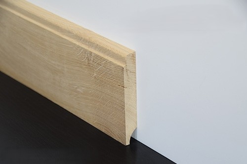 Eiken plint 'Athene' - 15 mm dik