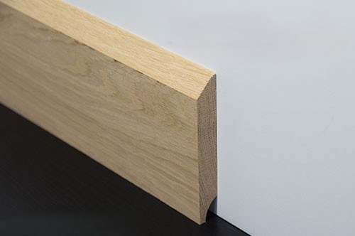 Eiken plint 'Memphis' - 15 mm dik