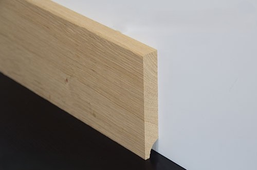 Eiken plint 'New York' - 15 mm dik