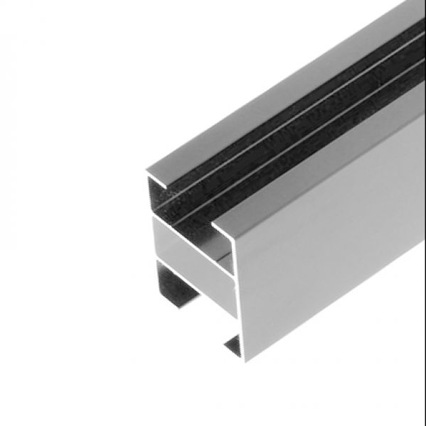 Aluminium alu-wood gleufpaal 30 mm