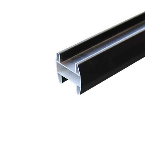 Aluminium aluflex gleufpaal - 28 mm