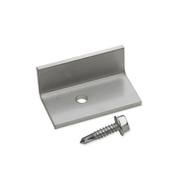 Betonplaathouder voor alu-wood gleufpalen