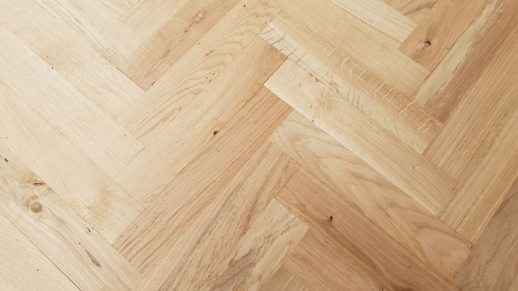 Beuken visgraat parket - Rustiek