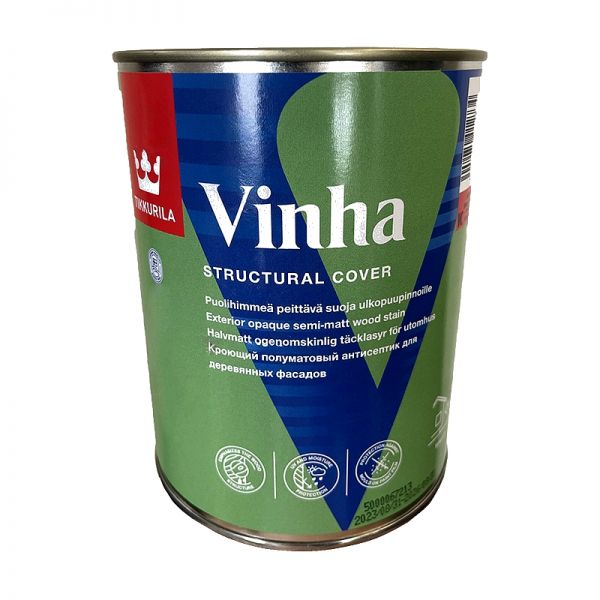 Dekkende zwarte semi-matte beits