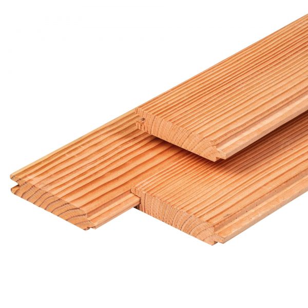 Douglas blokhutplank - 13,2 cm breed