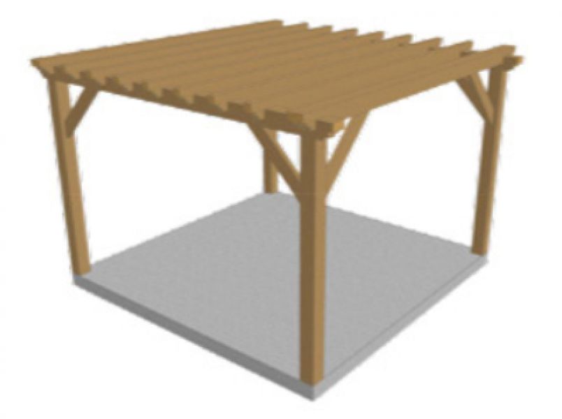 Eik Gebinte Talence - 3 x 3 m - Alle Maatwerk Mogelijk