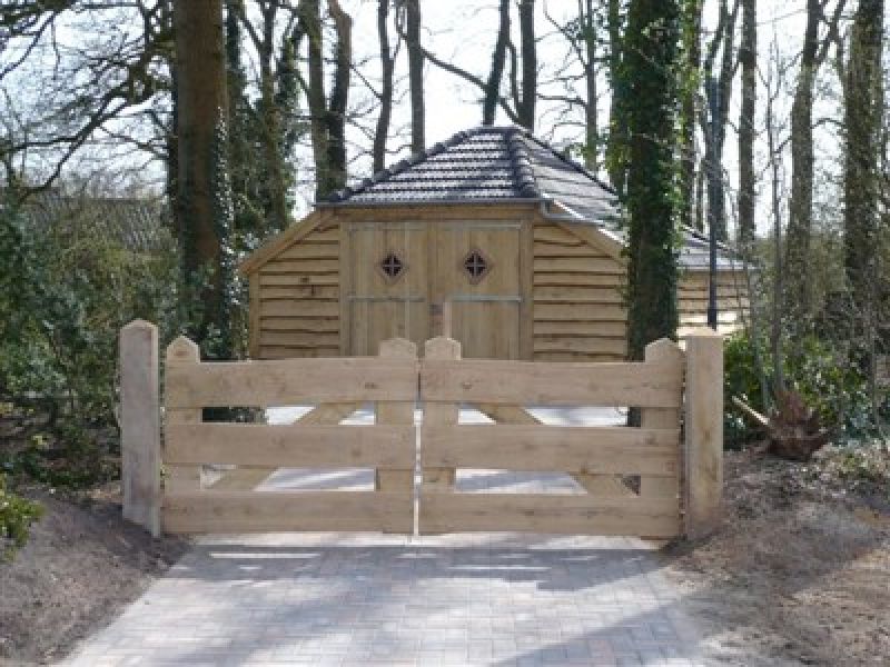 Eiken weidepoort - boerlandhek